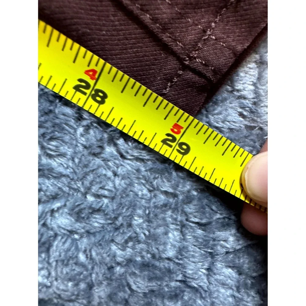 Banana Republic Traveler Pants Mens 32x30 Brown Slim Fit Denim Cotton Mid Rise